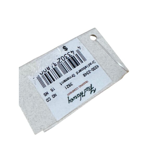 Navajo Cradleboard Wood Ornament Figure Natural Finish 3 Inch - Picture 4 of 4